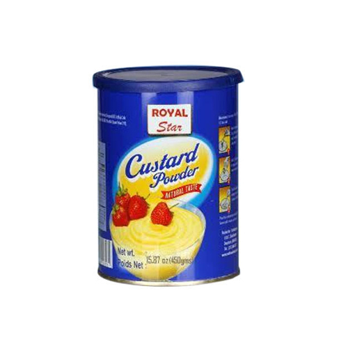 Royal Star White Natural Custard Powder, Pack Size: 450 Gm (15.87 Oz), for Bakery