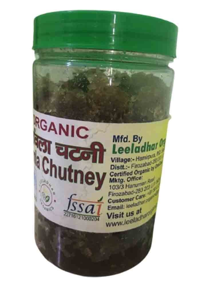 Leeladhar Organics Jar Amla Organic Chutney, Oil, 1 kg