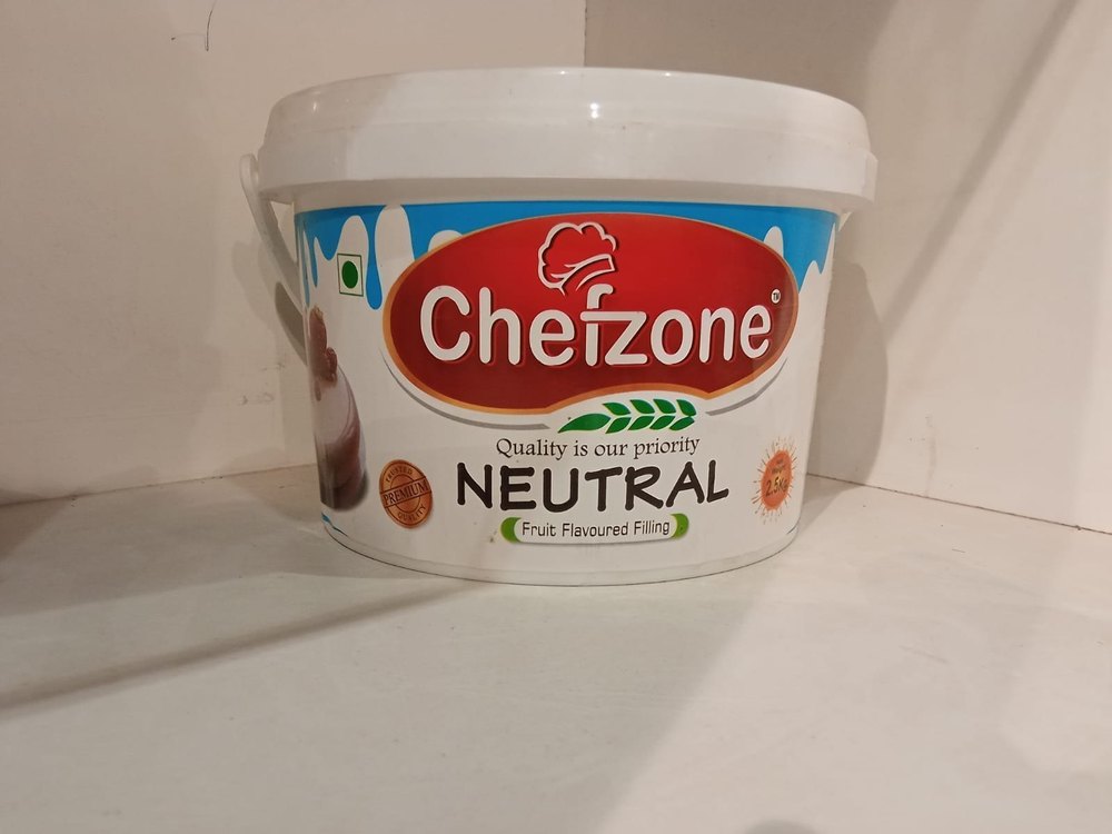 Chefzone Egg Less Neutral Fruit Flavoured Filling, For Bakery, Paste