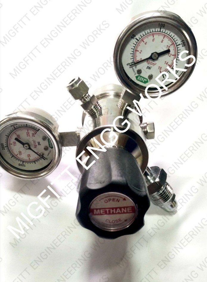 Methane Gas Regulator (Ch4) For To Connect Cylinder
