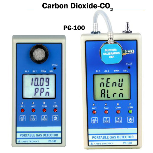 Portable Carbon Dioxide Detector, PG-100-CO2