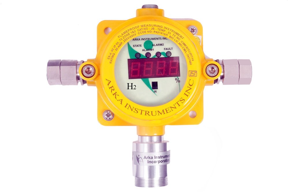 Digital catalytic Fixed Hydrogen Gas Detector, For Industrial, Model Name/Number: AI100-H2
