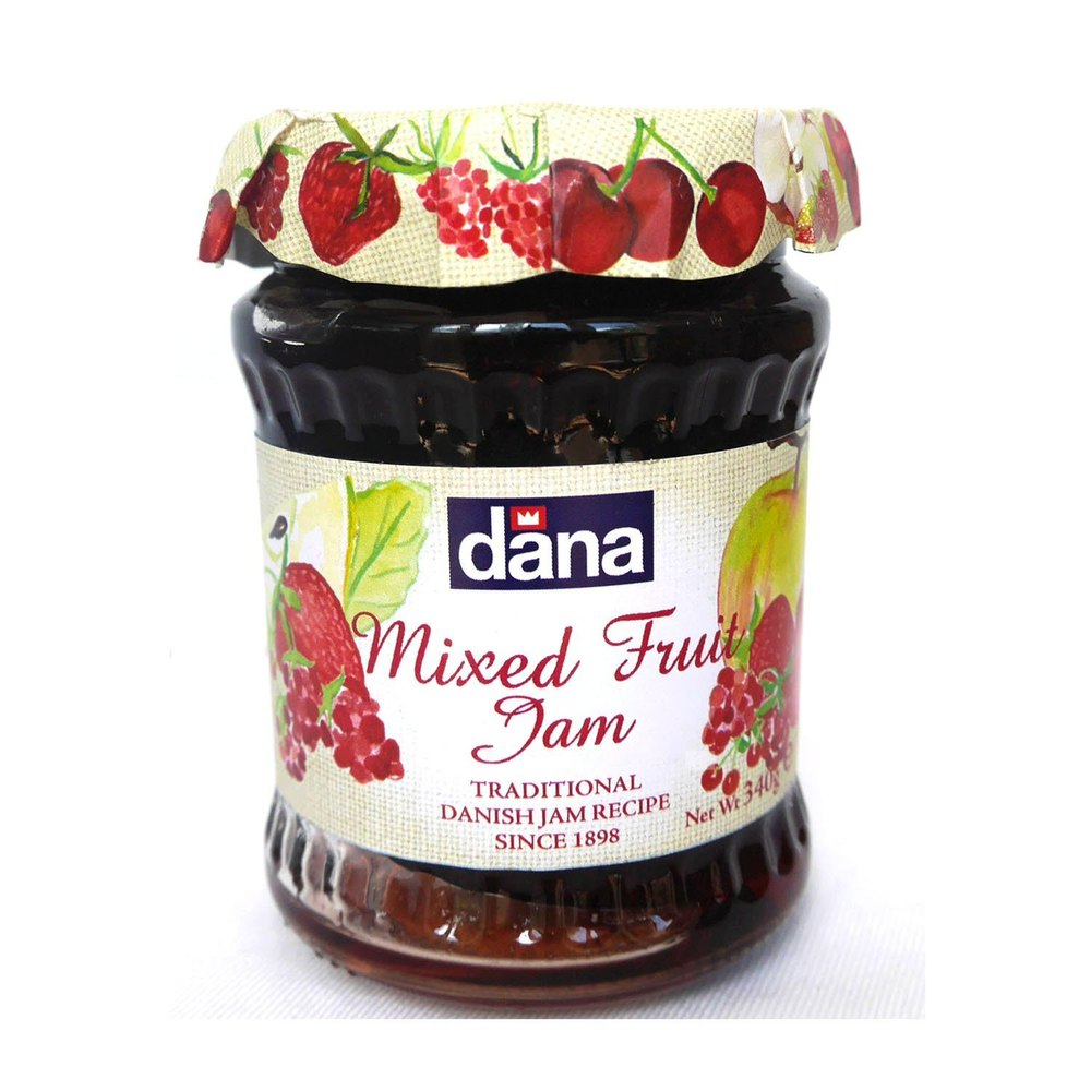Maroon 340g Dana Mixed Fruit Jam, 340 Gm