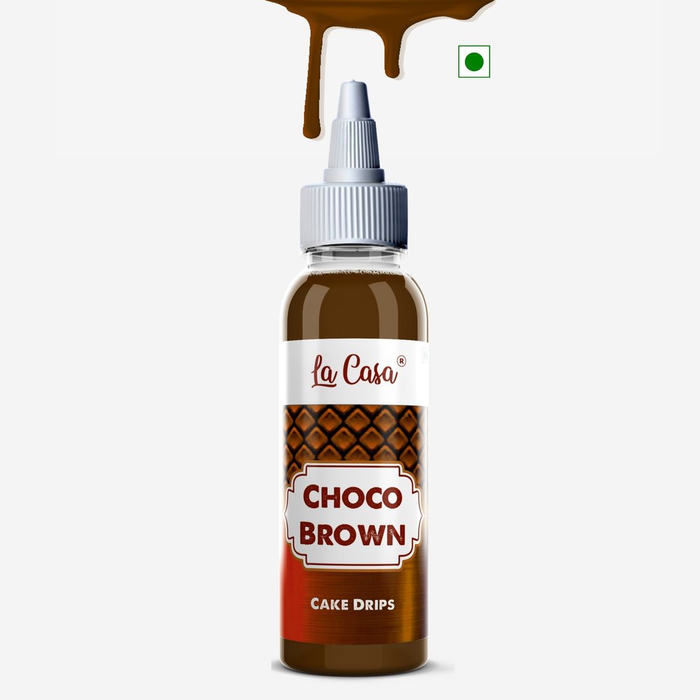 La Casa Metallic Cake Drips - CHOCO BROWN