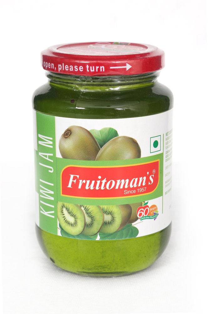 Jelly light green Kiwi Jam, Tasty