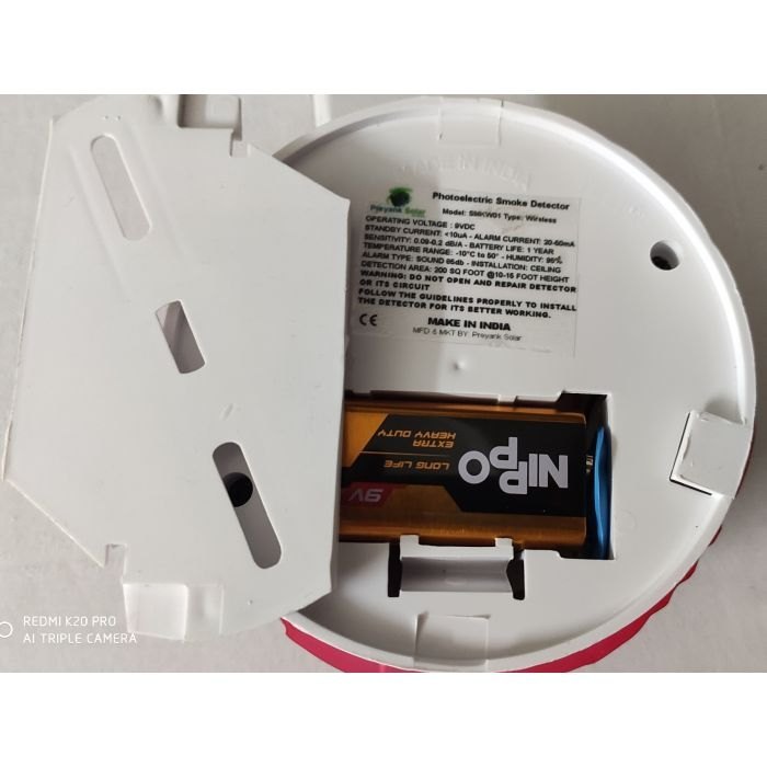 Royale Agni 9vlt Standalone Smoke Detector, For Industrial Premises