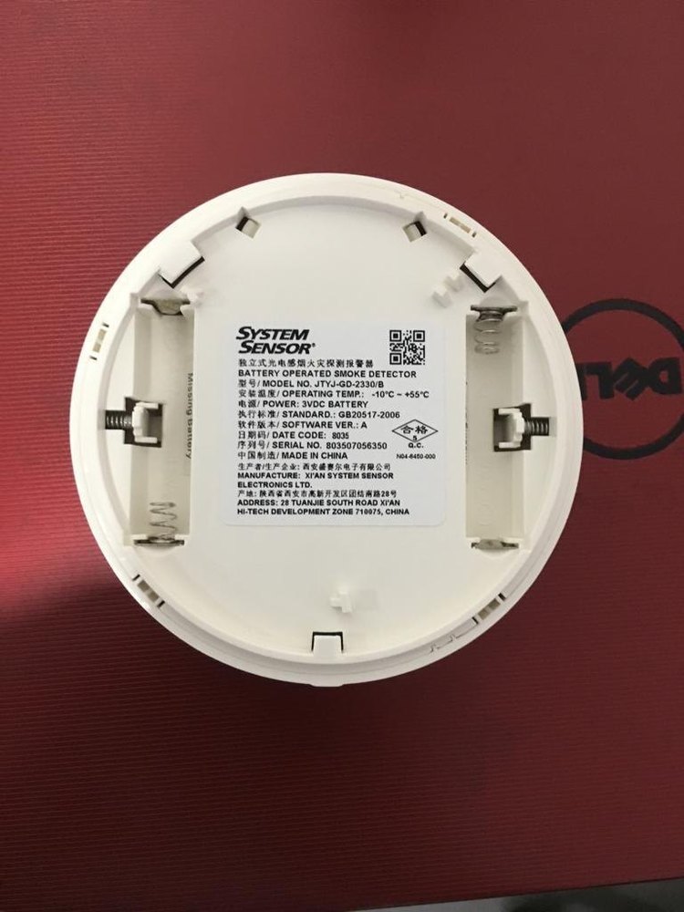 Battery Powered 9 Volts Dc Optical Standalone Smoke Detectors