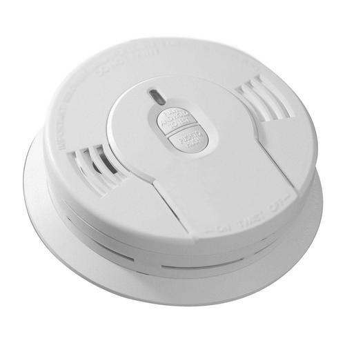White Ionization Smoke Detector