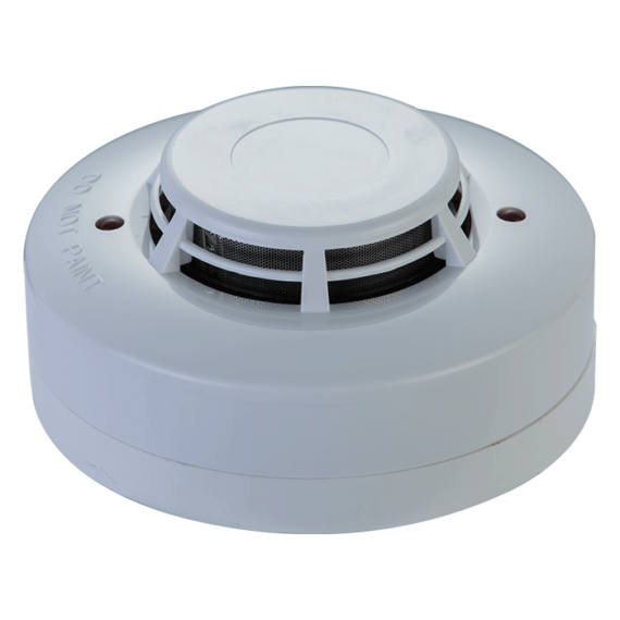 24V Photoelectric Smoke Detector RE 316S-2L, For Office Buildings, Size: Standard