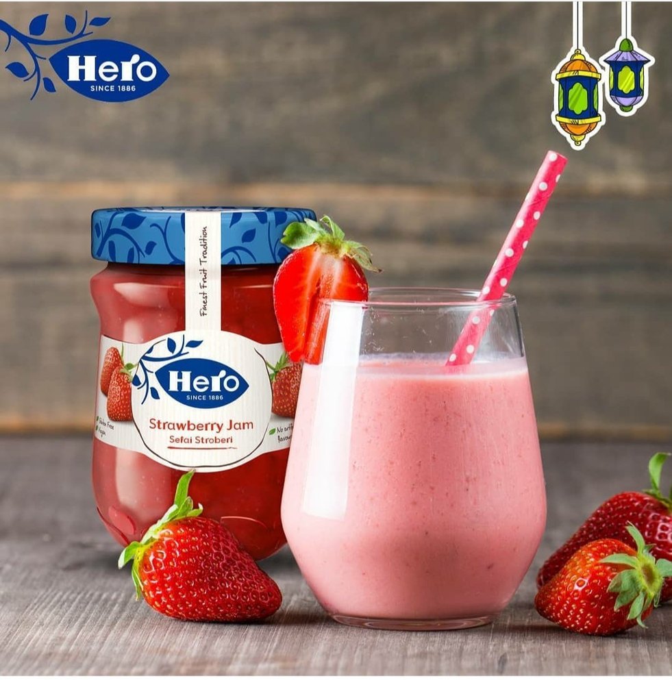 Red Hero Strawberry Jam, 340 Gm