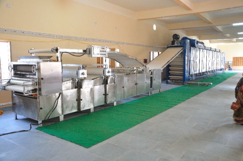 Stainless Steel Fully Automatic Papad Making Machine, For Commercial