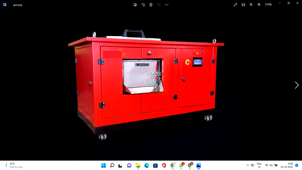 Paint Coated Semi Automatic Organic Waste Converter Machine, Fully Digested, Capacity: 2000 kg/Day
