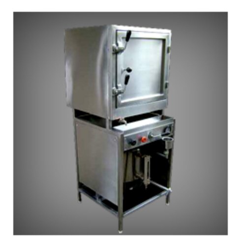 Stainless Steel Single Deck Dim Sum Steamer, For Commercial