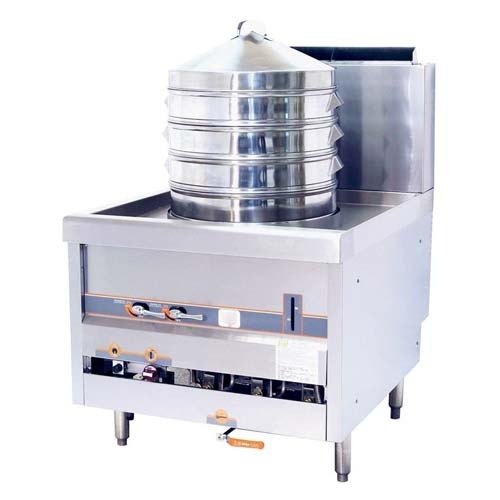 Stainless Steel Dim Sum Steamer YPT, For Commercial, Model Name/Number: ECS-1C