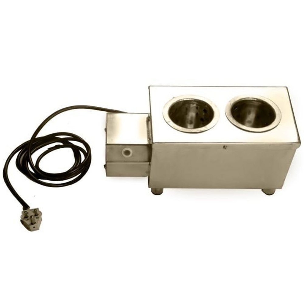 Silver Stainless Steel SS Spoon Sterilizer, For Hotel