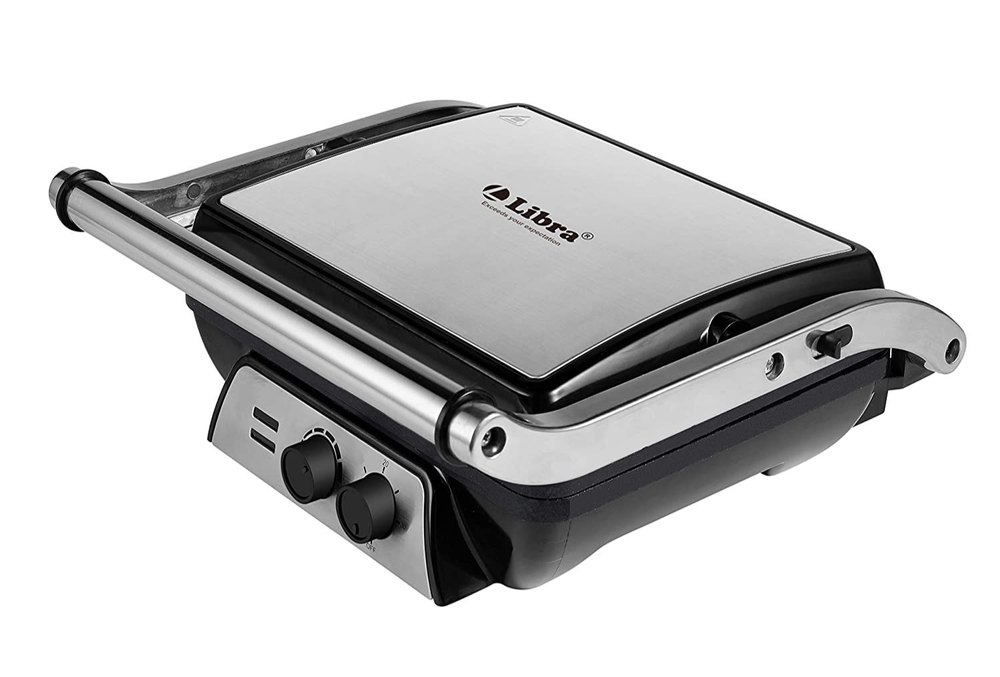 2000 Watts Panini Press Grill and Gourmet Jumbo Sandwich Maker with 30 minutes timer