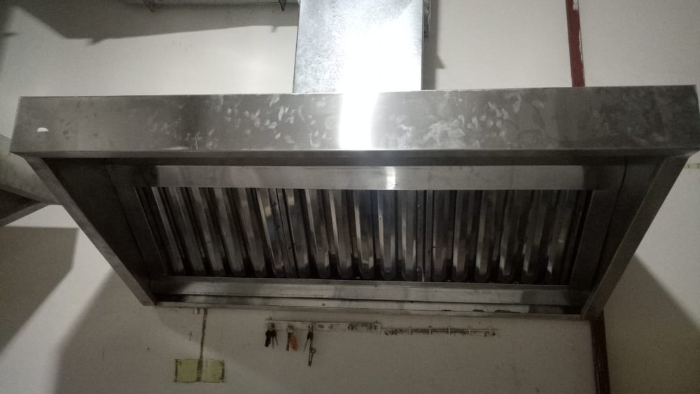 Square Commercial Kitchen Chimney