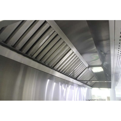 Stainless Steel SS Kitchen Hood, Finish: Polished