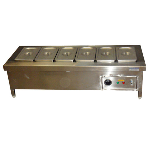 Stainless Steel Shiv Kitchen Table Top Bain Marie