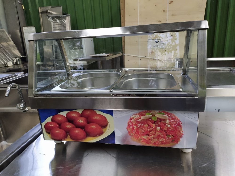 SS/ GlaSS Table Top Bain Marie, For Kitchen / Restro
