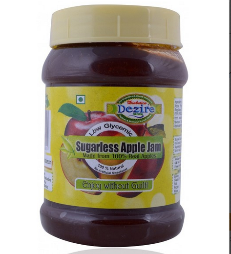 Diabetics Dezire Sugarless Apple Jam 250g