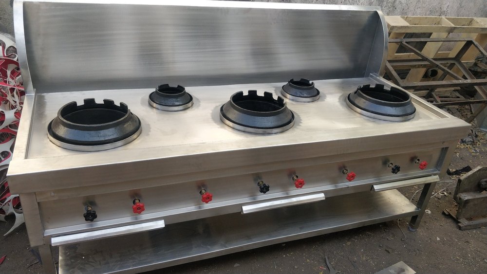 Zahabi Chinese Cooking Gas Range, For Restaurant