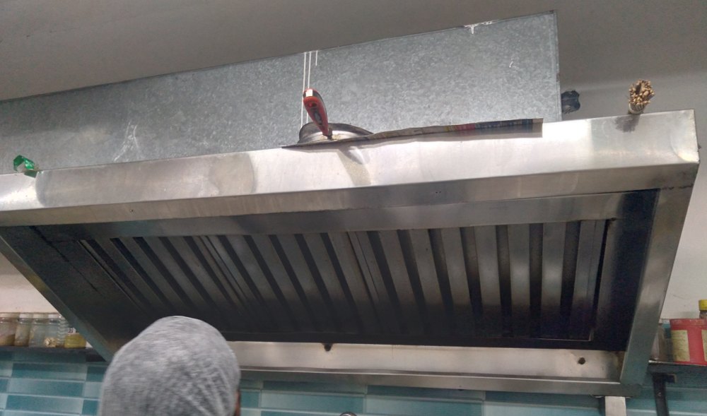 Electric Stainless Steel Ss Commercial Kitchen Hood