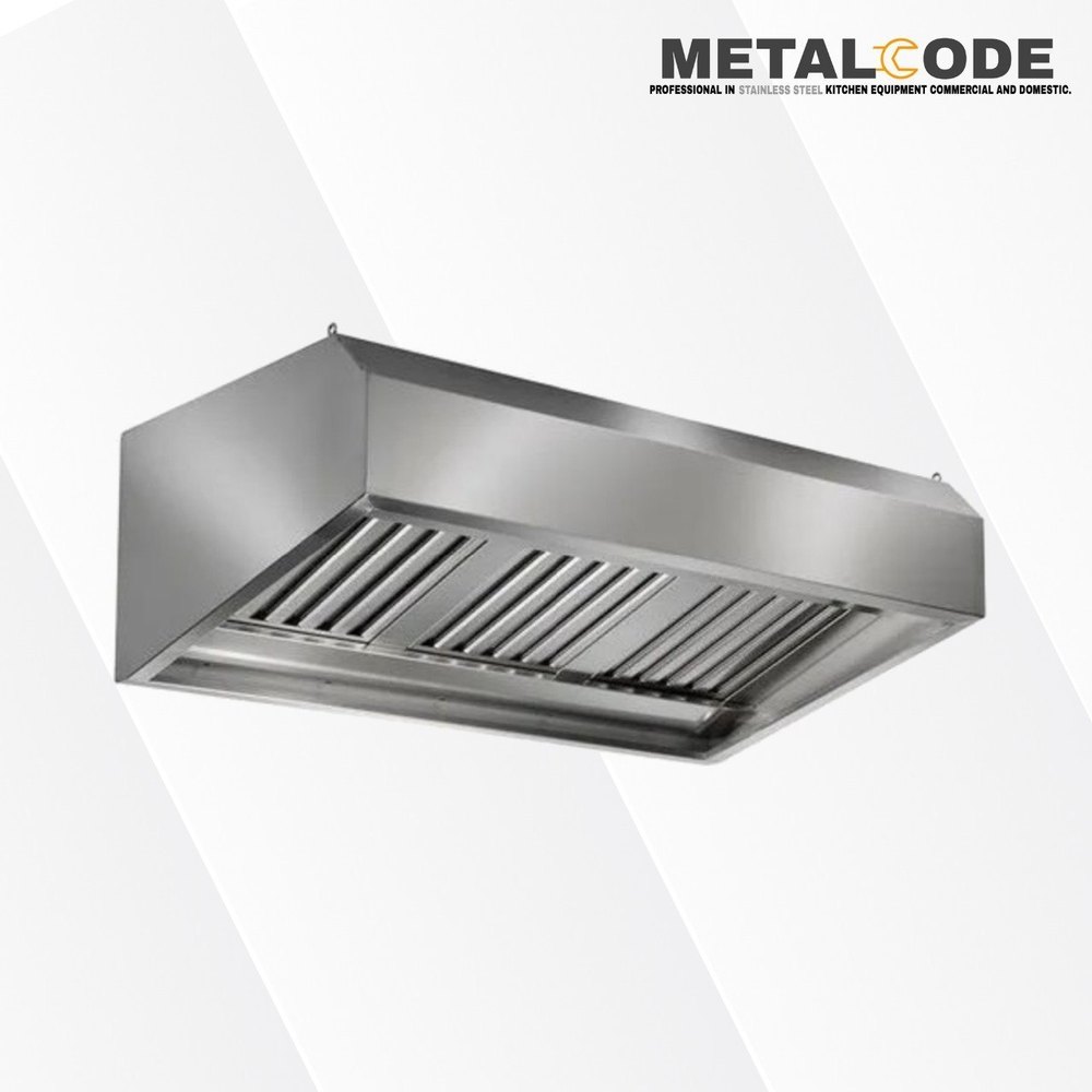 Electric Stainless Steel Commercial Kitchen Exhaust Hood, Features: Rustproof