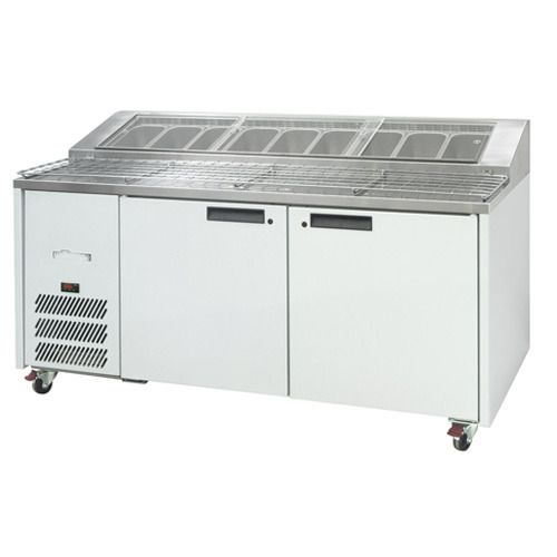 Stainless Steel Pizza Preparation Counter, For Bakery
