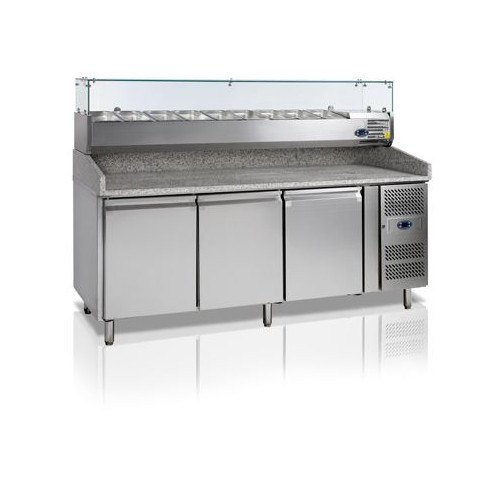 Stainless Steel Pizza Assembly Counter