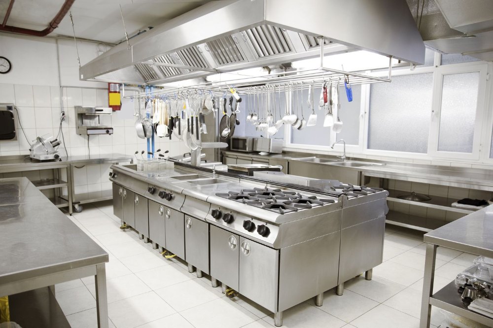 Steel Commercial Kitchen, For Hotel, 6x2
