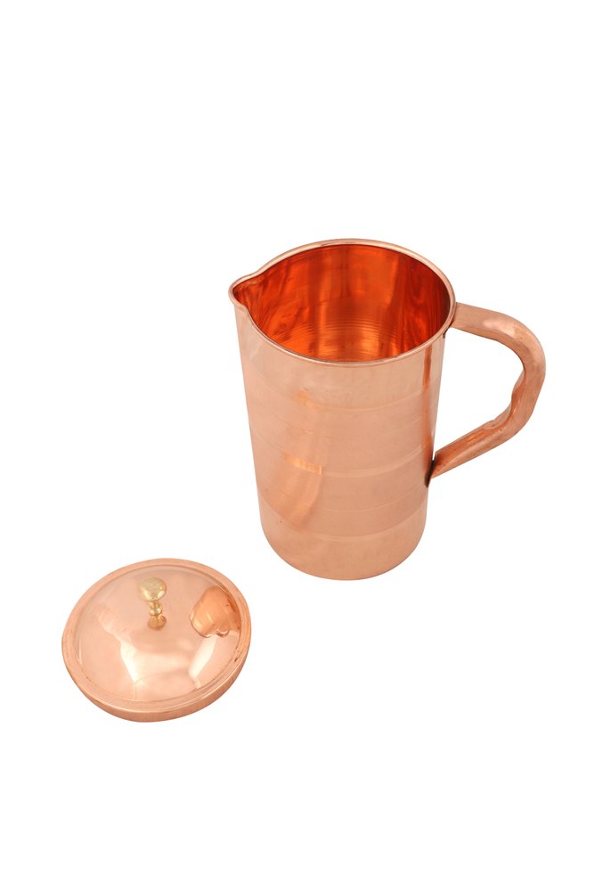 Silver Touch Pure Copper Premium Water Jug/Pitcher for Restaurant, Capacity: 1.6 Litres