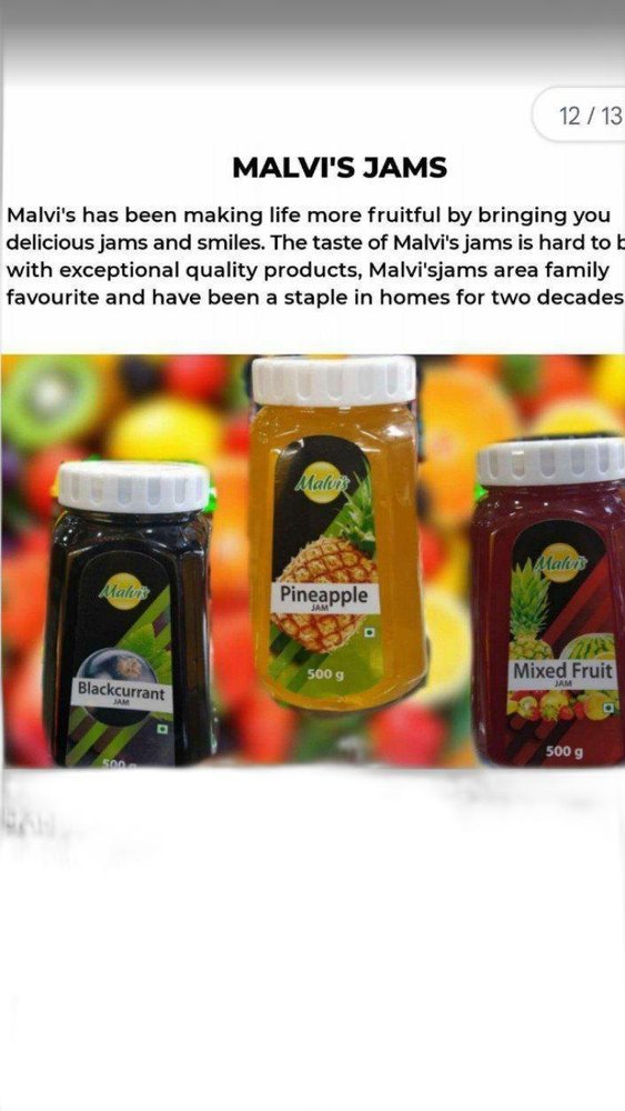 Malvis Mango Black Current Jam