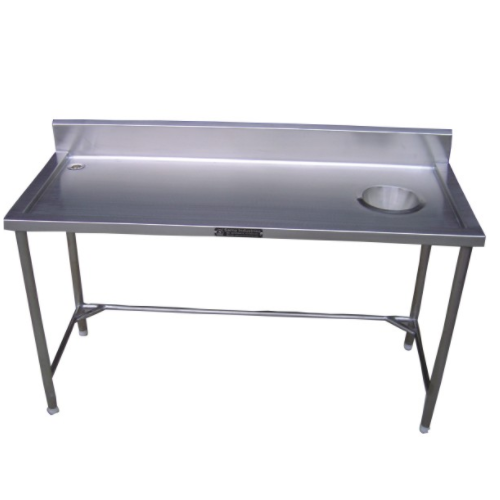 Sara Refrigeration Stainless Steel Dish Landing Table, For Commercial Hotel, Model Name/Number: S-9