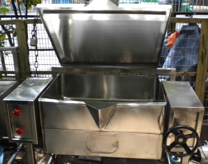SS Tilting Type Brasing Pan Fabricated