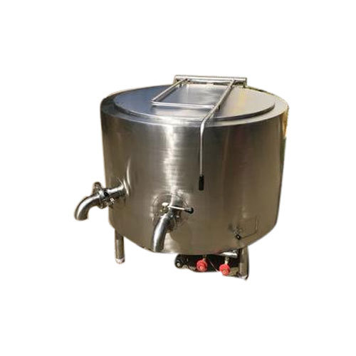 SS Steam Boiling Pan, Capacity: 50-100 Litre
