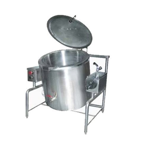 Samarth Stainless Steel Tilting Boiling Pan for Bulk Cooking, Capacity: 50 To 250 Ltrs