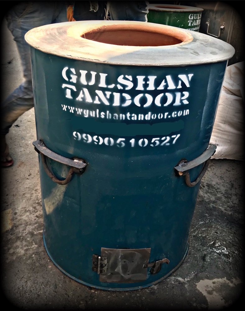 m4 LPG Ms Drum Tandoor Top Cement, For Restaurant