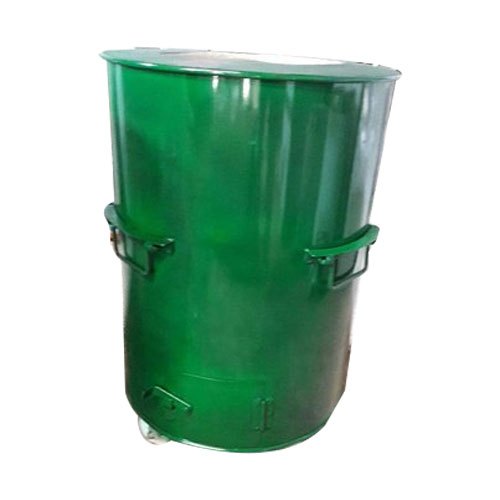 Round Green Mild Steel Gas Tandoor, Capacity: 200 Litre