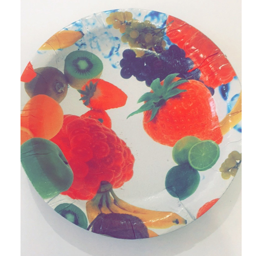 Paper And Printed Buffet Plate