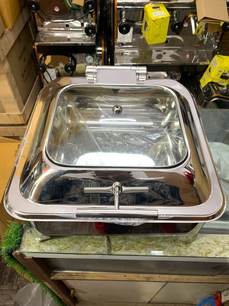 Steel Copper Chafing Dish, Capacity: 10 L