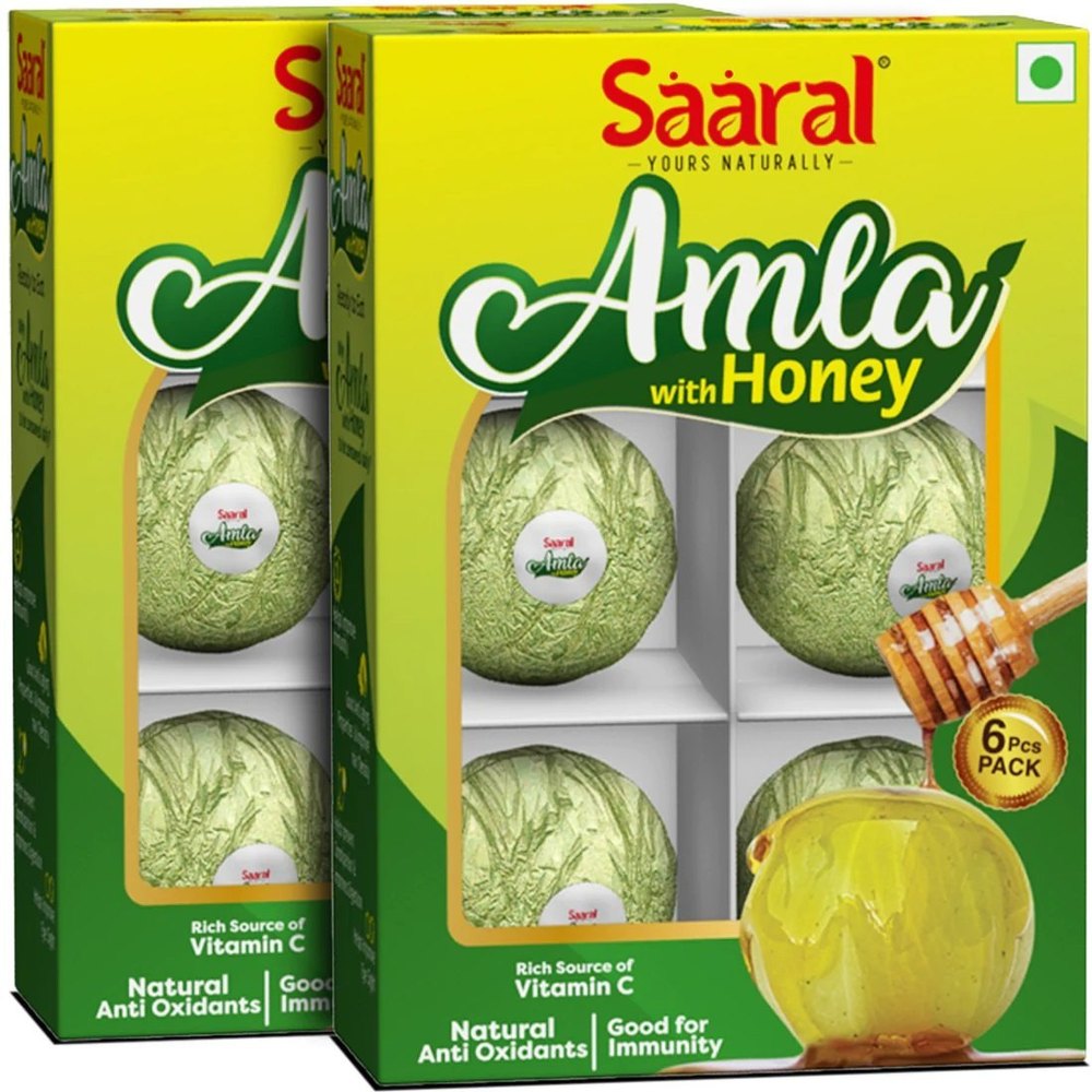 Organic Saaral Honey Amla 6Pcs, Grade Standard: Food Grade, Packaging Type: Box