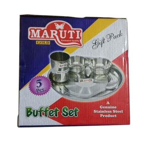 Maruti Gold Stainless Steel Buffet Set