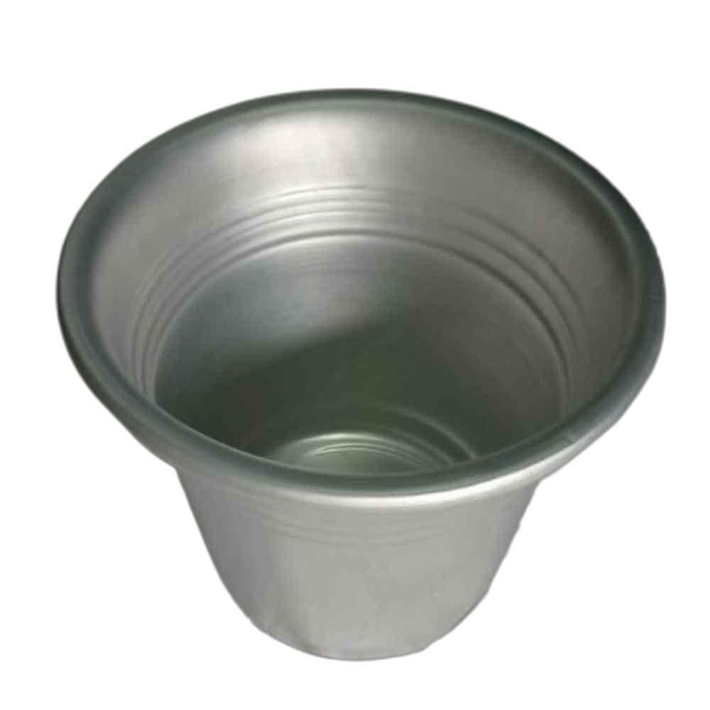 Silver 5 L Round Aluminium Tub, For Kitchen