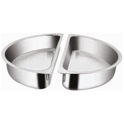 AWKENOX Stainless Steel Round Food Pan