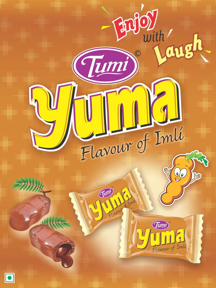 Orange Brown Centre Filled Imli Candy, Packaging Type: Loose, Packaging Size: Plastic Packets