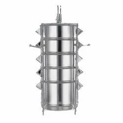 Silver Round Tiffin Carrier, For Hotel