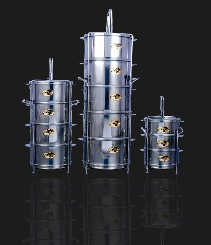 Jumbo Tiffin Carrier, Material Grade: Stainless Steel