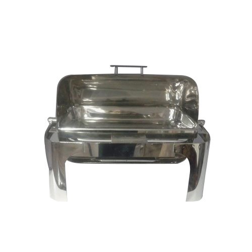 Stainless Steel Rectangular Roll Top Chafing Dish for Hotel, Restaurant