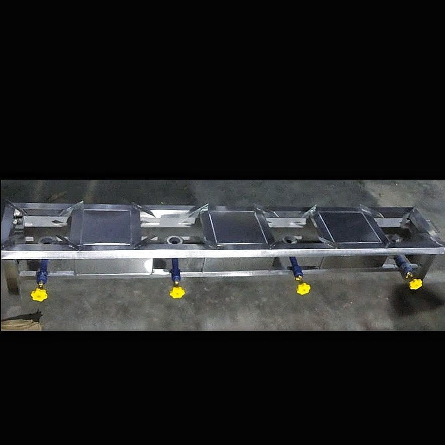 Four Burner Bhatti For Bajra Roti, Number Of Burners: 4 And 6, Size: 12*96
